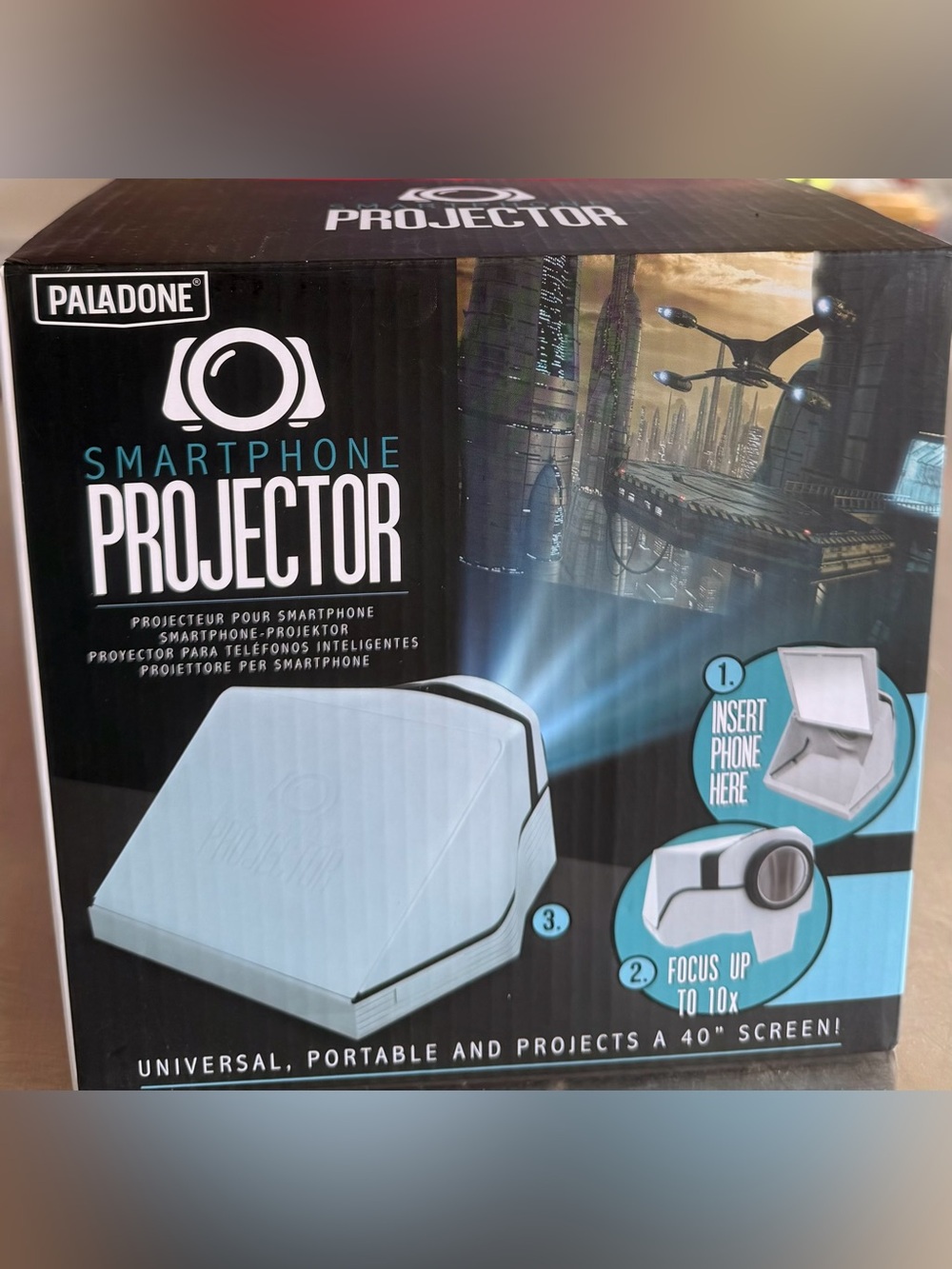 Smartphone Projector Portable White Phone Projector